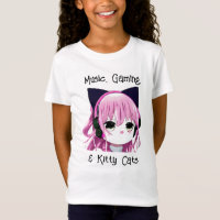 Musik, Spiele und Katzen | Anime Girl