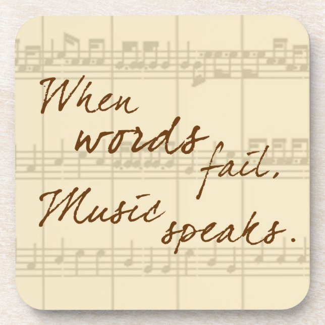 Musik spricht untersetzer (Vorderseite)