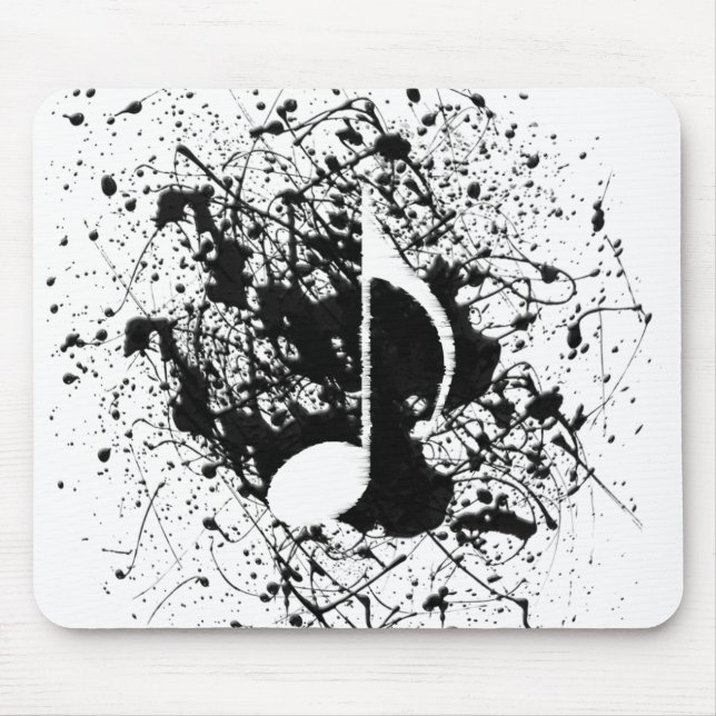 Musik-Spritzer Mousepad (Vorne)