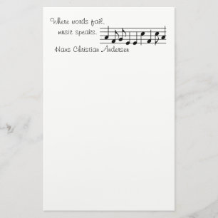 Musik - Stationery Briefpapier