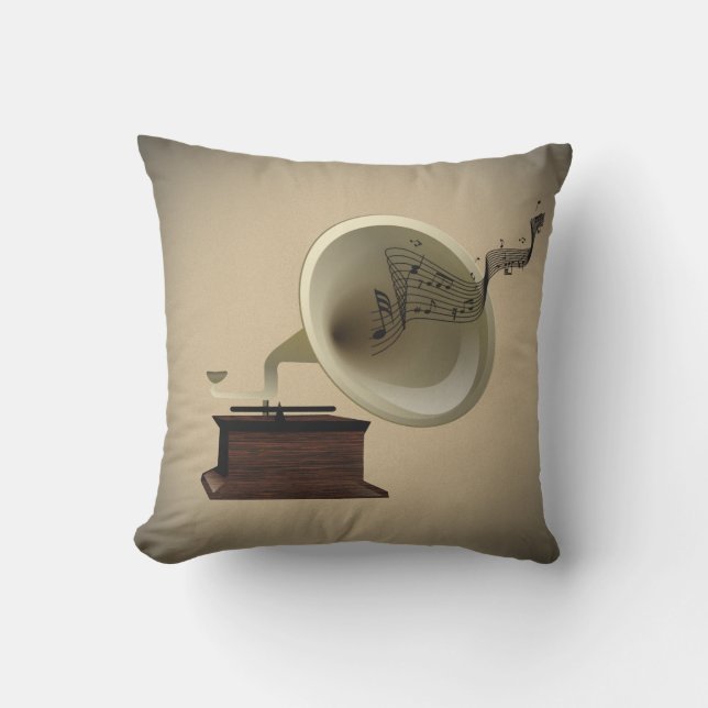 Musik-Streams aus Gramophone Kissen (Vorderseite)