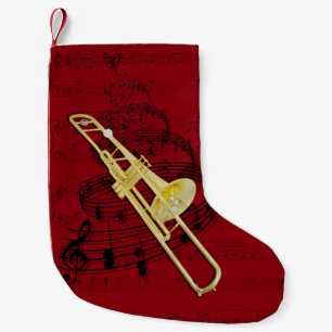 Musik-Strumpf des Trombone (Ventil) Kleiner Weihnachtsstrumpf