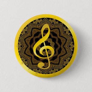 Musik-Symbolclef-Anmerkungen in der Button