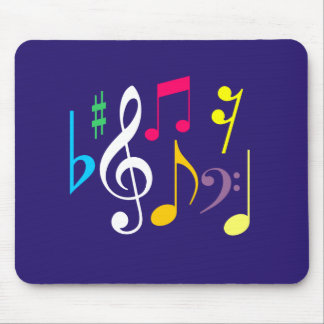 Musik-Symbole Mousepad