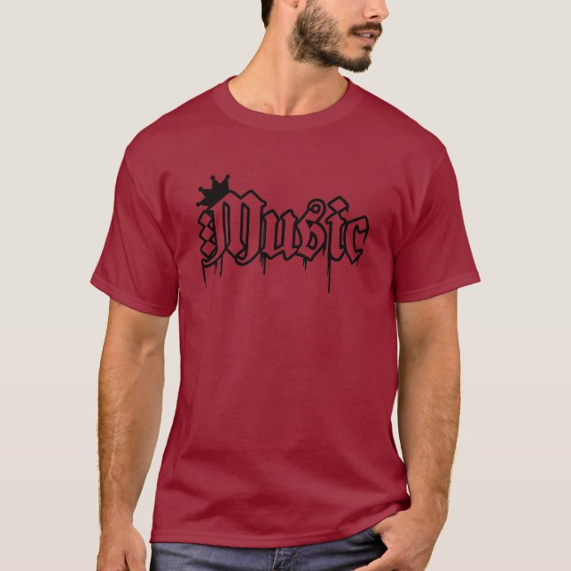 Musik T-Shirt (Vorderseite)