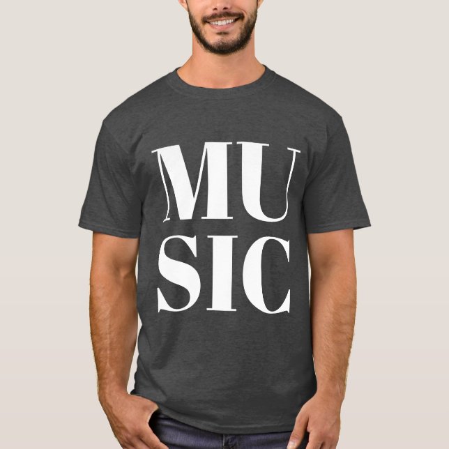 Musik T-Shirt (Vorderseite)