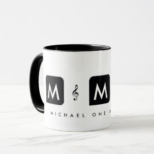 Musik-Tasse für Musiker mit Dreifach-Klüften Tasse