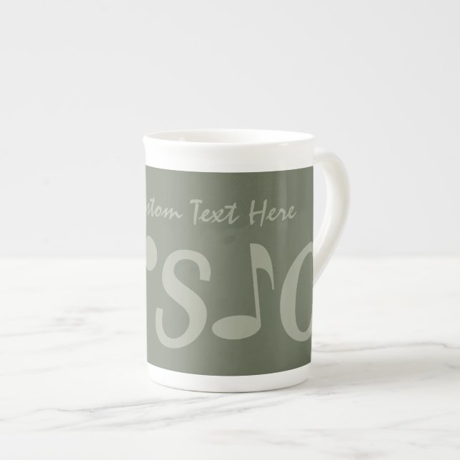 MUSIK-Tasse Prozellantasse (Vorderseite Rechts)
