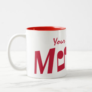 MUSIK-Tasse Zweifarbige Tasse