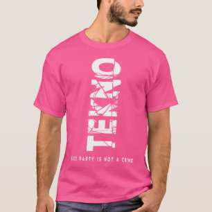 Musik Tekno 23 Party People Soundsystem Dj Rave T-Shirt