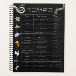 Musik-Tempo-Chart-Planer Planer