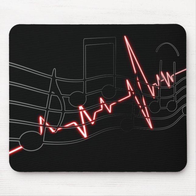 Musik, Ton und Heartbeat Mousepad (Vorne)