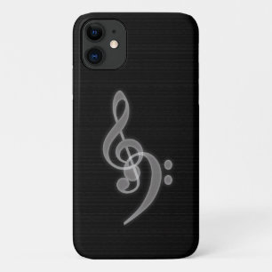 Musik - Treble Bass Clef selten Case-Mate iPhone Hülle