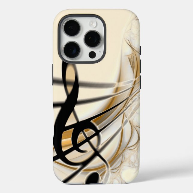 Musik - Treble clef iPhone 16 Pro Hülle (Rückseite)