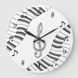 Musik-Uhr Große Wanduhr