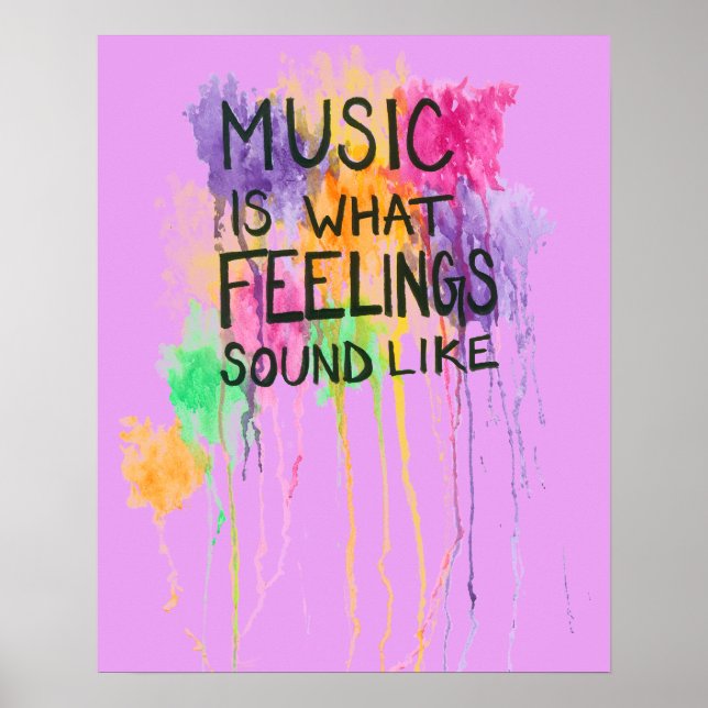 Musik und Gefühle Poster (Vorne)