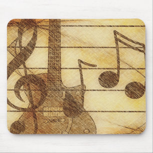 Musik und Gitarre Mousepad