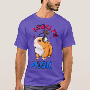 Musik und Guinea Niedlicher Rodent T-Shirt