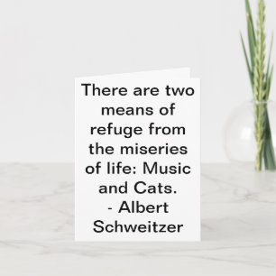 Musik und Katzen Karte