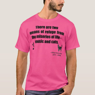 Musik und Katzen T-Shirt