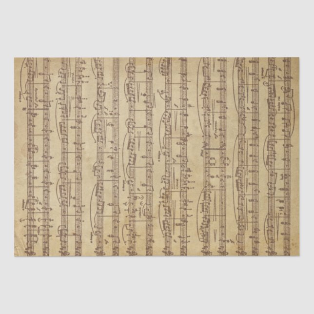 Musik und Lied Seidenpapier (Vorderseite)