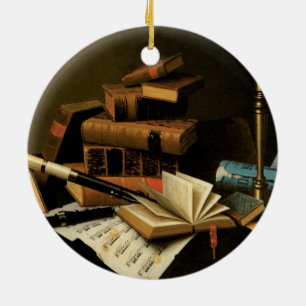 Musik und Literatur von William Harnett, Bildende  Keramik Ornament