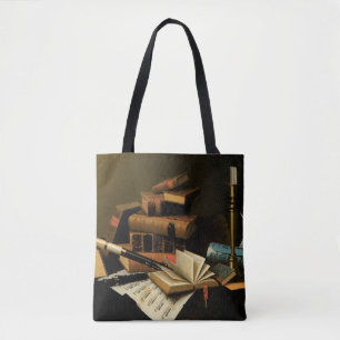 Musik und Literatur von William Harnett, Bildende Tasche