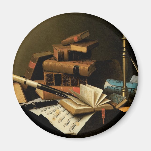 Musik und Literatur von William Harnett, Fine Art Magnet (Vorne)