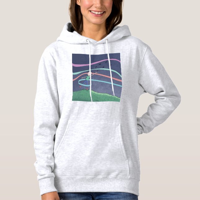 Musik und Melody Hoodie (Vorderseite)