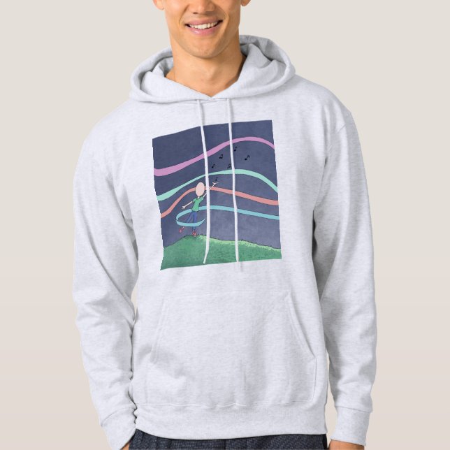 Musik und Melody Hoodie (Vorderseite)