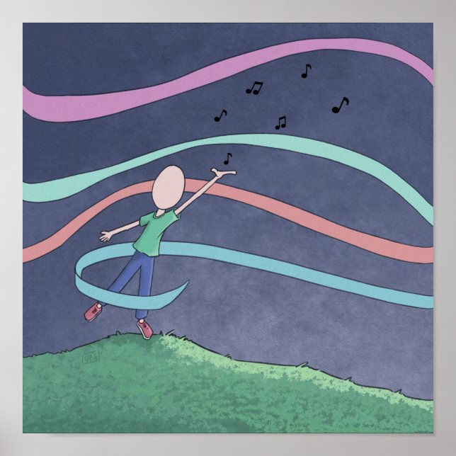 Musik und Melody Poster (Vorne)