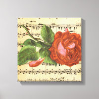 Musik und Rote Rose