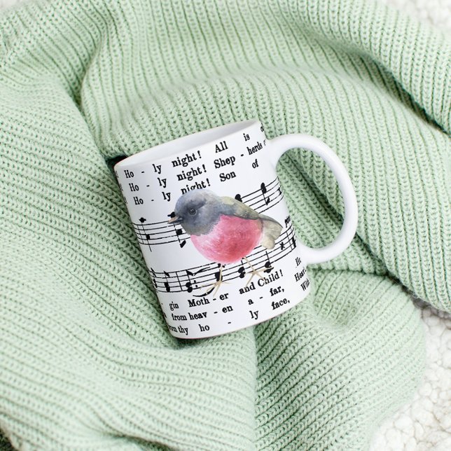 Musik und Songbird Jumbo-Tasse (Von Creator hochgeladen)