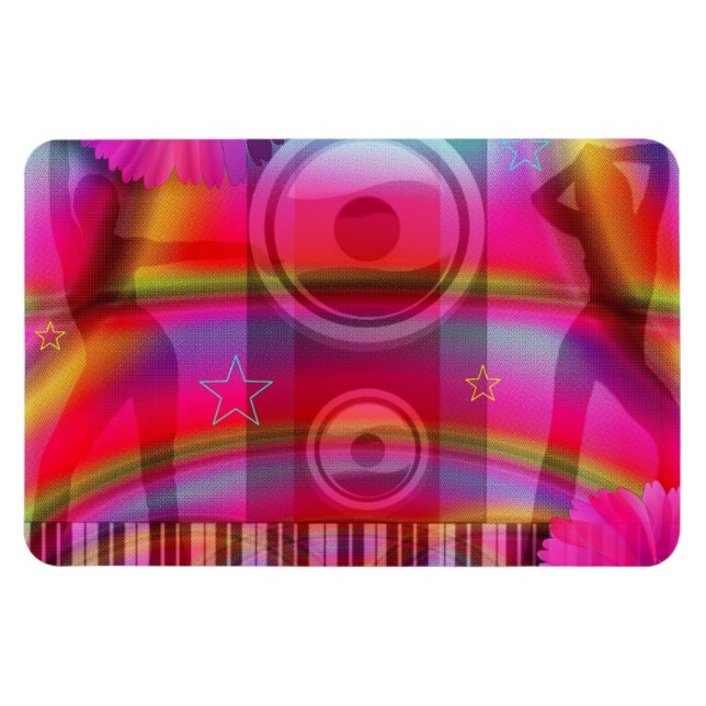 Musik und Tanz Magnet (Horizontal)