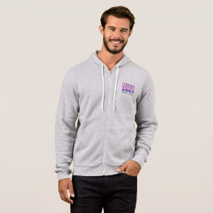 Musik verbindet Menschen Herren Voll-Zip Hoodie