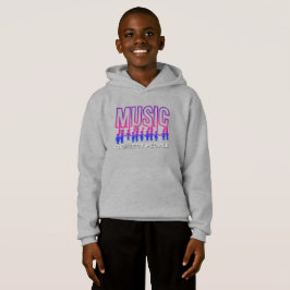 Musik verbindet Menschen | Kids Pullover Hoodie