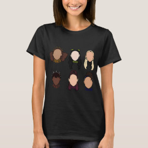 Musik Vintage Retro Six Queens Pack West End Beset T-Shirt