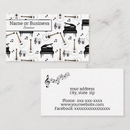 Musik Visitenkarte