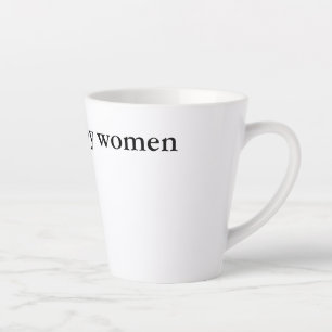 Musik von Frauen spielen Latte-Tasse Milchtasse