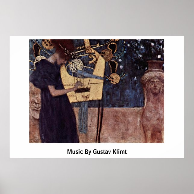 Musik von Gustav Klimt Poster (Vorne)