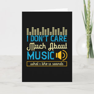 Musik - Was ich mag, sind Sounds Karte