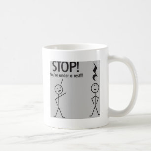 Musik-Wortspiele Kaffeetasse