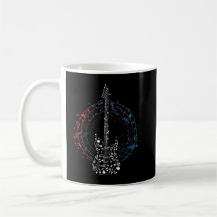 Musik Zirkel Notenschlüssel Noten Gitarrist Gesche Kaffeetasse