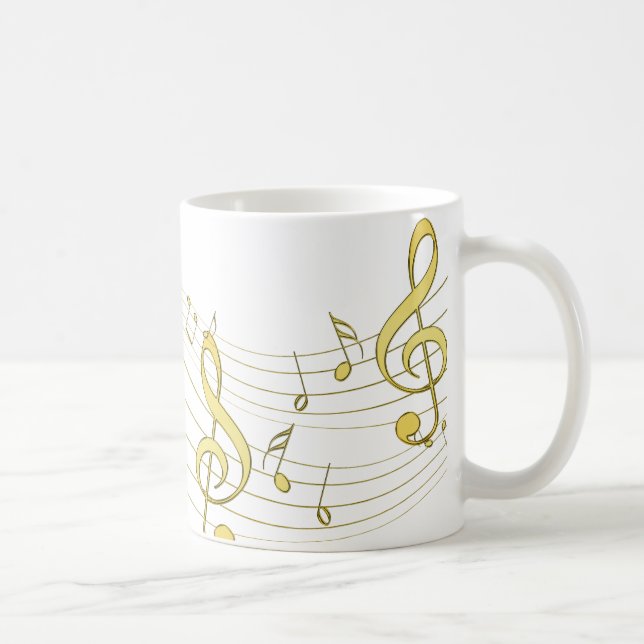musikalisch kaffeetasse (Rechts)