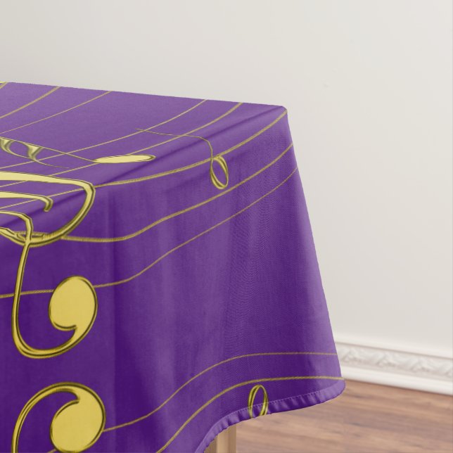 musikalisch tischdecke (Beispiel)