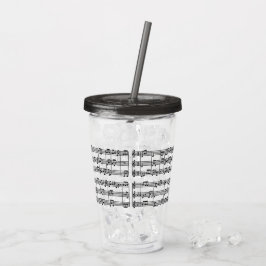 Musikalische Akryltumoren Acryltrinkbecher