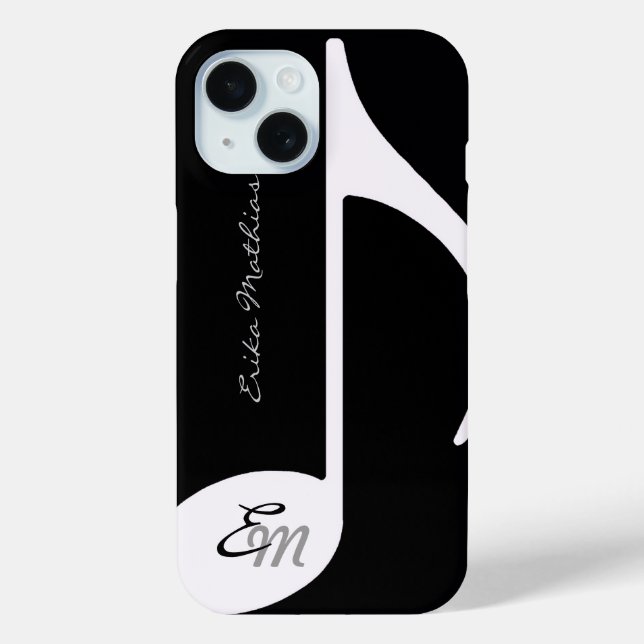 musikalische Anmerkung ~ Beginn iPhone 15 Hülle (Rückseite)
