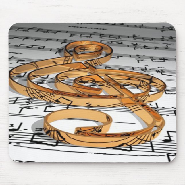 musikalische Anmerkung Mousepad (Vorne)