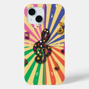 Musikalische Anmerkungen über Sunsplash iPhone 15 Hülle