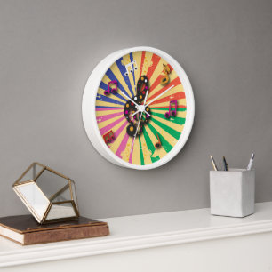 Musikalische Anmerkungen über Sunsplash Wanduhr